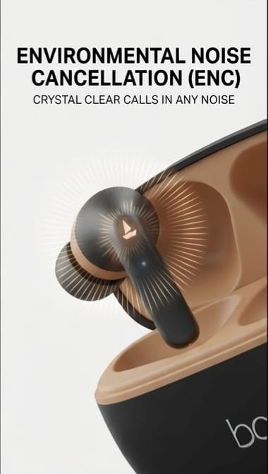 NIRVANA by boAt Neobeats Wireless Earbuds with 300Hrs Standby, ENC & Bluetooth v5.3