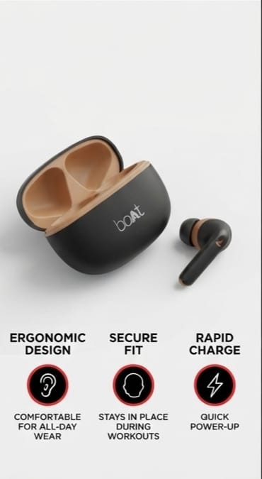 NIRVANA by boAt Neobeats Wireless Earbuds with 300Hrs Standby, ENC & Bluetooth v5.3