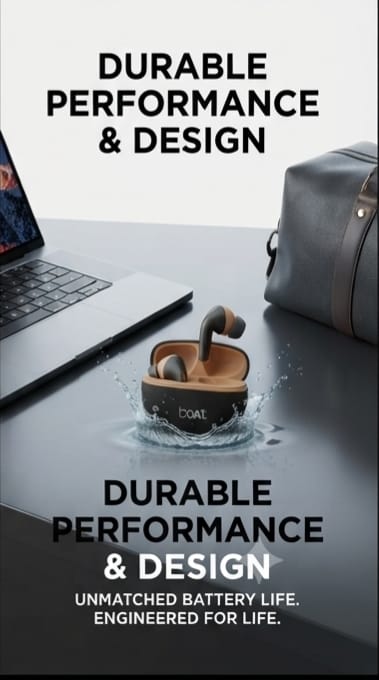 NIRVANA by boAt Neobeats Wireless Earbuds with 300Hrs Standby, ENC & Bluetooth v5.3