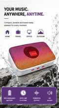 Portable Wireless Bluetooth Speaker with HD Sound & Rechargeable Battery