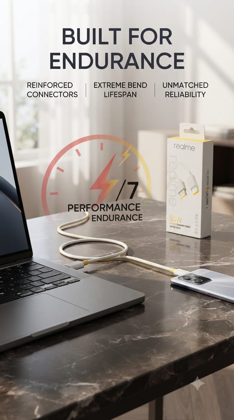 Realme 85W SuperVOOC Flash Charge Cable - Type-C